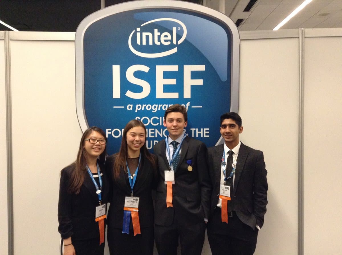 Four ISEF finalists in 2015; three of them were Ardent Scholars.